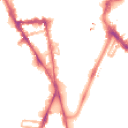 Night-time road noise heatmap for LE1 6XF