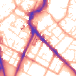 Daytime road noise heatmap for LE1 7BF