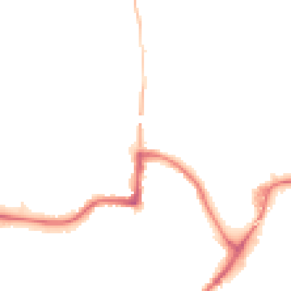 Night-time road noise heatmap for LE11 1FJ
