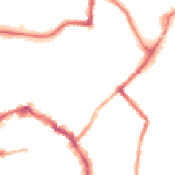Night-time road noise heatmap for LE11 1HZ