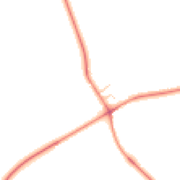 Daytime road noise heatmap for LE11 3YA