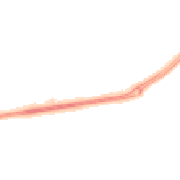 Night-time road noise heatmap for LE11 4EQ