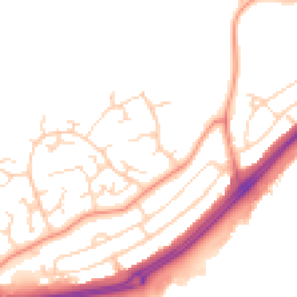 Daytime road noise heatmap for LE11 4SX