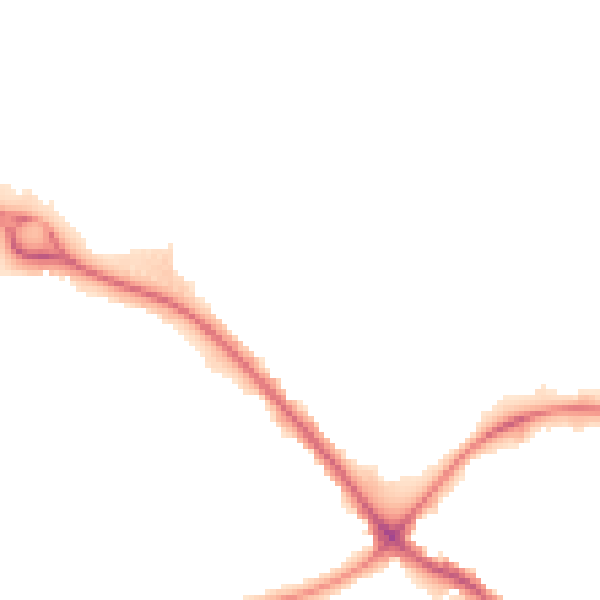 Night-time road noise heatmap for LE11 5HB