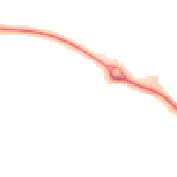 Night-time road noise heatmap for LE11 5UL