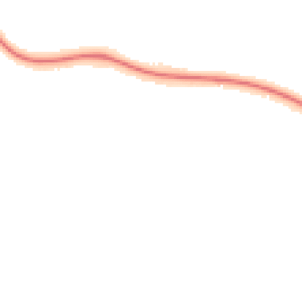 Night-time road noise heatmap for LE11 5XU