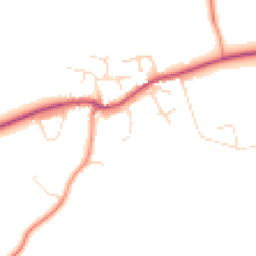 Daytime road noise heatmap for LE12 5AD