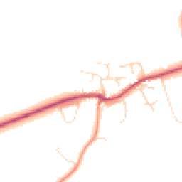 Daytime road noise heatmap for LE12 5AF