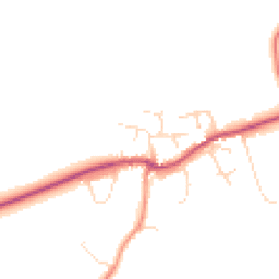 Daytime road noise heatmap for LE12 5AQ
