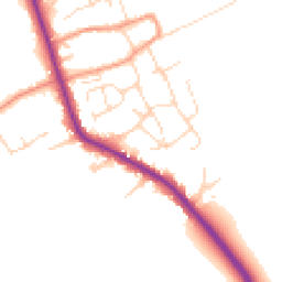 Daytime road noise heatmap for LE12 5BJ