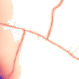 Daytime road noise heatmap for LE12 5BZ