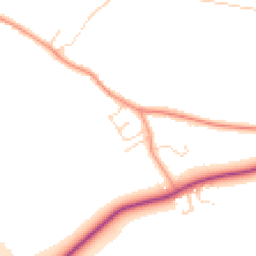 Daytime road noise heatmap for LE12 5DH