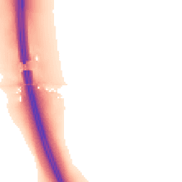 Night-time road noise heatmap for LE12 5DW
