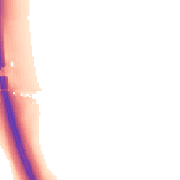 Night-time road noise heatmap for LE12 5DY