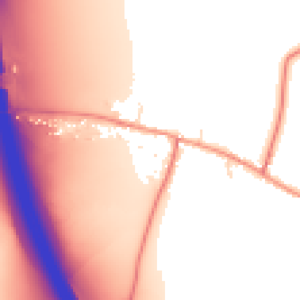 Daytime road noise heatmap for LE12 5EA