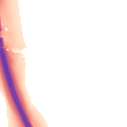 Night-time road noise heatmap for LE12 5EA