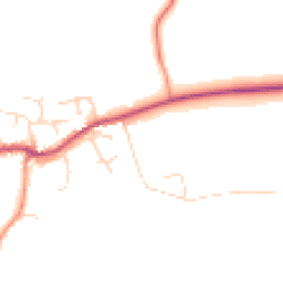 Daytime road noise heatmap for LE12 5FG