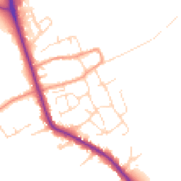 Daytime road noise heatmap for LE12 5HS