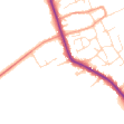 Daytime road noise heatmap for LE12 5HU