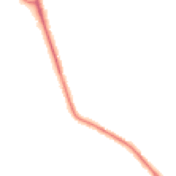 Night-time road noise heatmap for LE12 5HW
