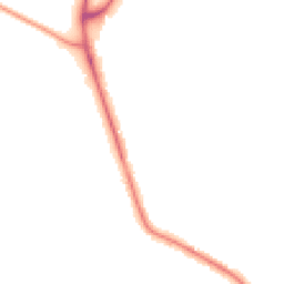 Night-time road noise heatmap for LE12 5JD
