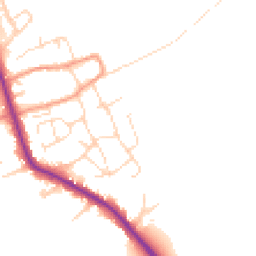 Daytime road noise heatmap for LE12 5JE