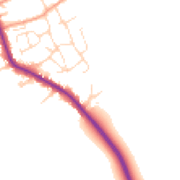 Daytime road noise heatmap for LE12 5JR
