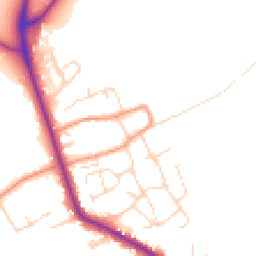 Daytime road noise heatmap for LE12 5LA