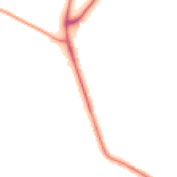 Night-time road noise heatmap for LE12 5LD