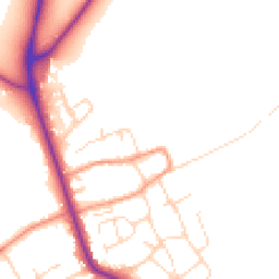 Daytime road noise heatmap for LE12 5LG