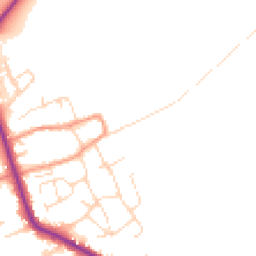Daytime road noise heatmap for LE12 5LJ