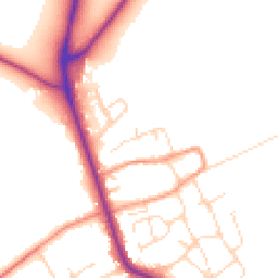 Daytime road noise heatmap for LE12 5LP