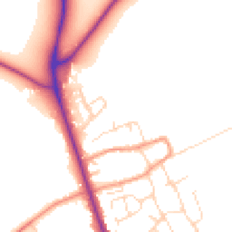 Daytime road noise heatmap for LE12 5LR