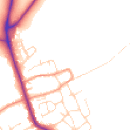 Daytime road noise heatmap for LE12 5LS