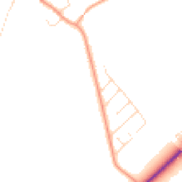 Daytime road noise heatmap for LE12 5NH