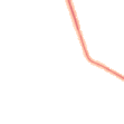 Night-time road noise heatmap for LE12 5PN