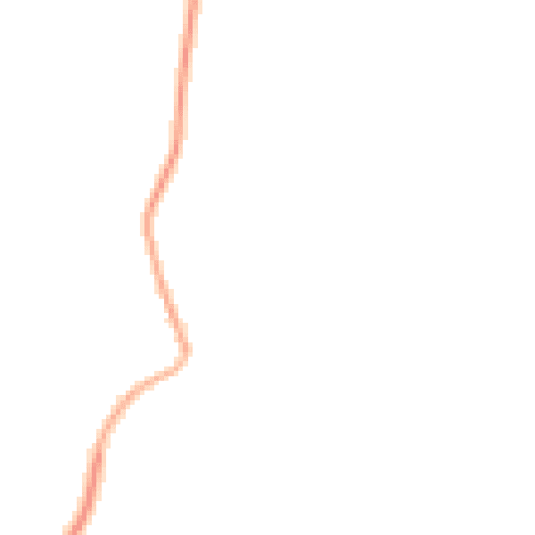 Night-time road noise heatmap for LE12 5SD