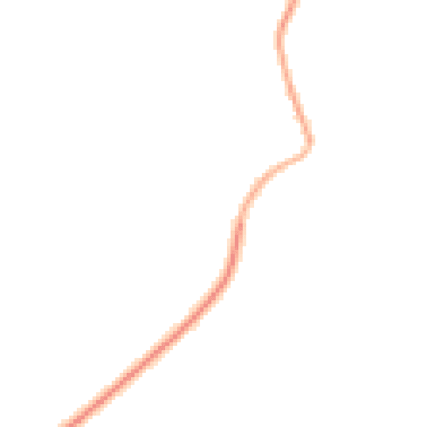 Night-time road noise heatmap for LE12 5SF