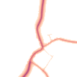 Daytime road noise heatmap for LE12 5SJ