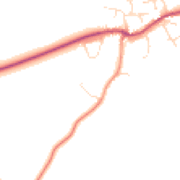 Daytime road noise heatmap for LE12 5TD