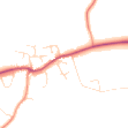 Daytime road noise heatmap for LE12 5TJ