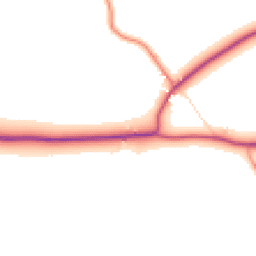 Daytime road noise heatmap for LE12 5TL