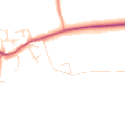Daytime road noise heatmap for LE12 5TZ