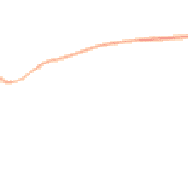 Night-time road noise heatmap for LE12 5TZ