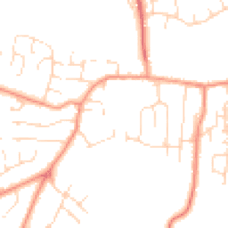 Daytime road noise heatmap for LE12 6HS