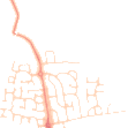 Daytime road noise heatmap for LE12 6JA