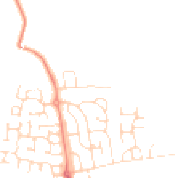 Daytime road noise heatmap for LE12 6JA