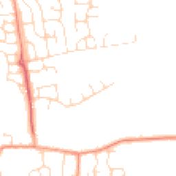Daytime road noise heatmap for LE12 6JB