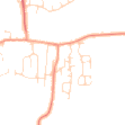 Daytime road noise heatmap for LE12 6LT