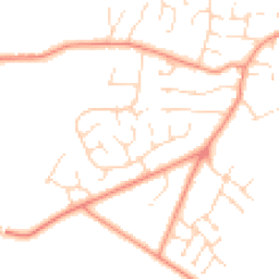 Daytime road noise heatmap for LE12 6NU